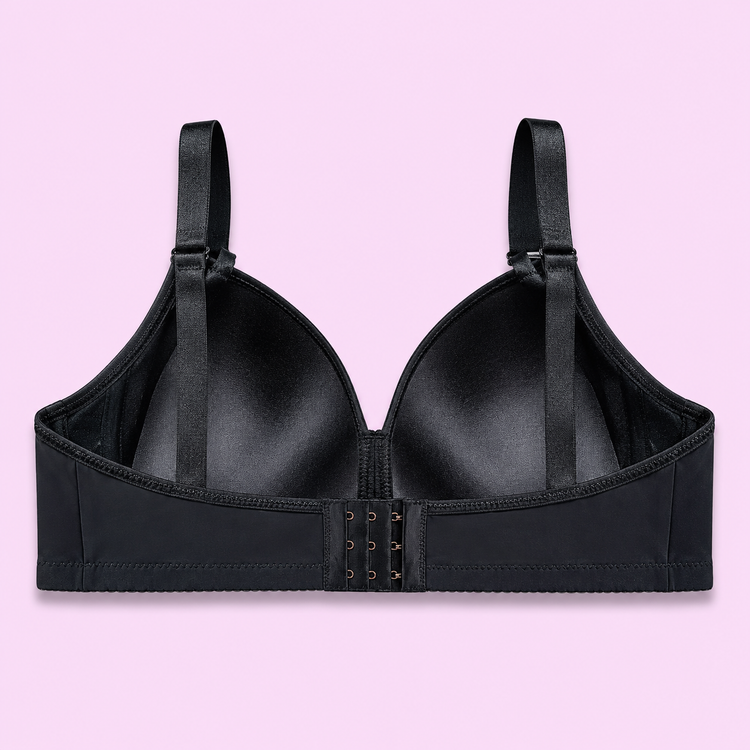 Black bra White Pearl Back Side
