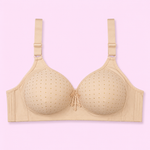 Beige bra on front side