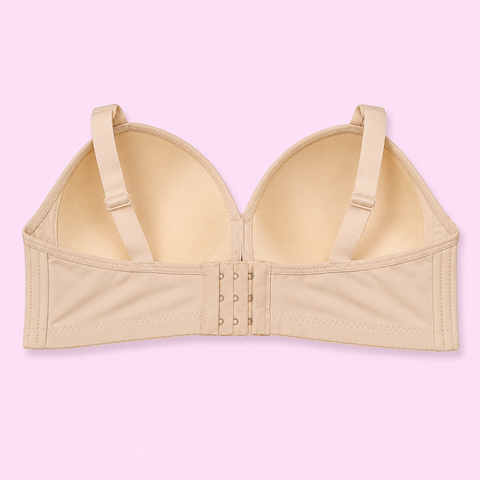 Beige bra on front side