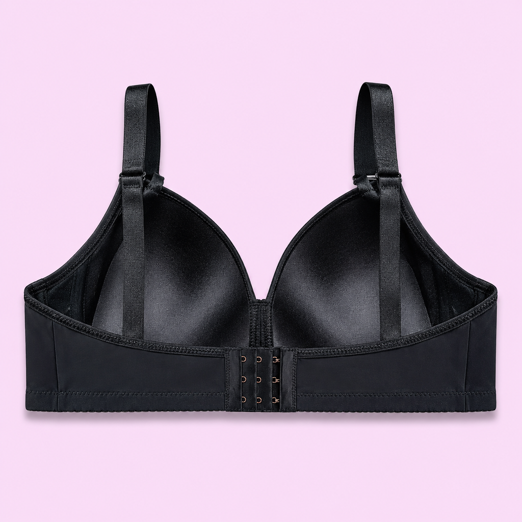 Black bra  White Pearl Back Side