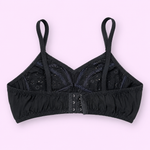 Black Bra with Thin Straps