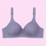 Gray bra with thin straps