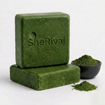 Neem soap, branded 'SheRivaj'.