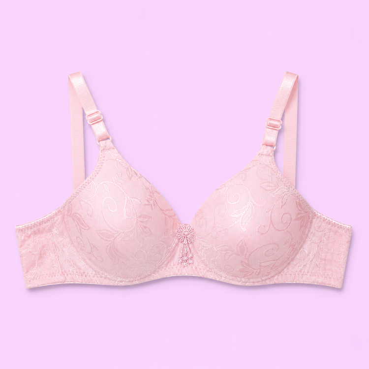 Pink bra